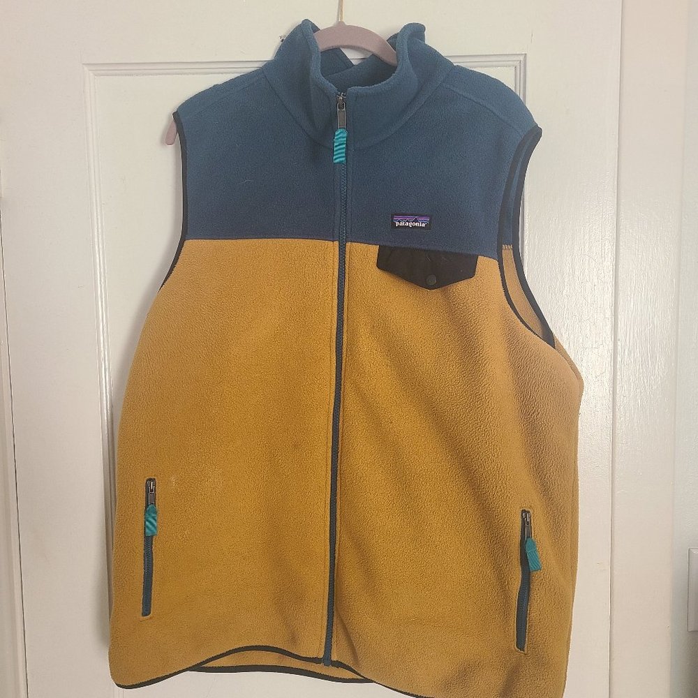 Patagonia synchilla snap-t two-tone mens vest